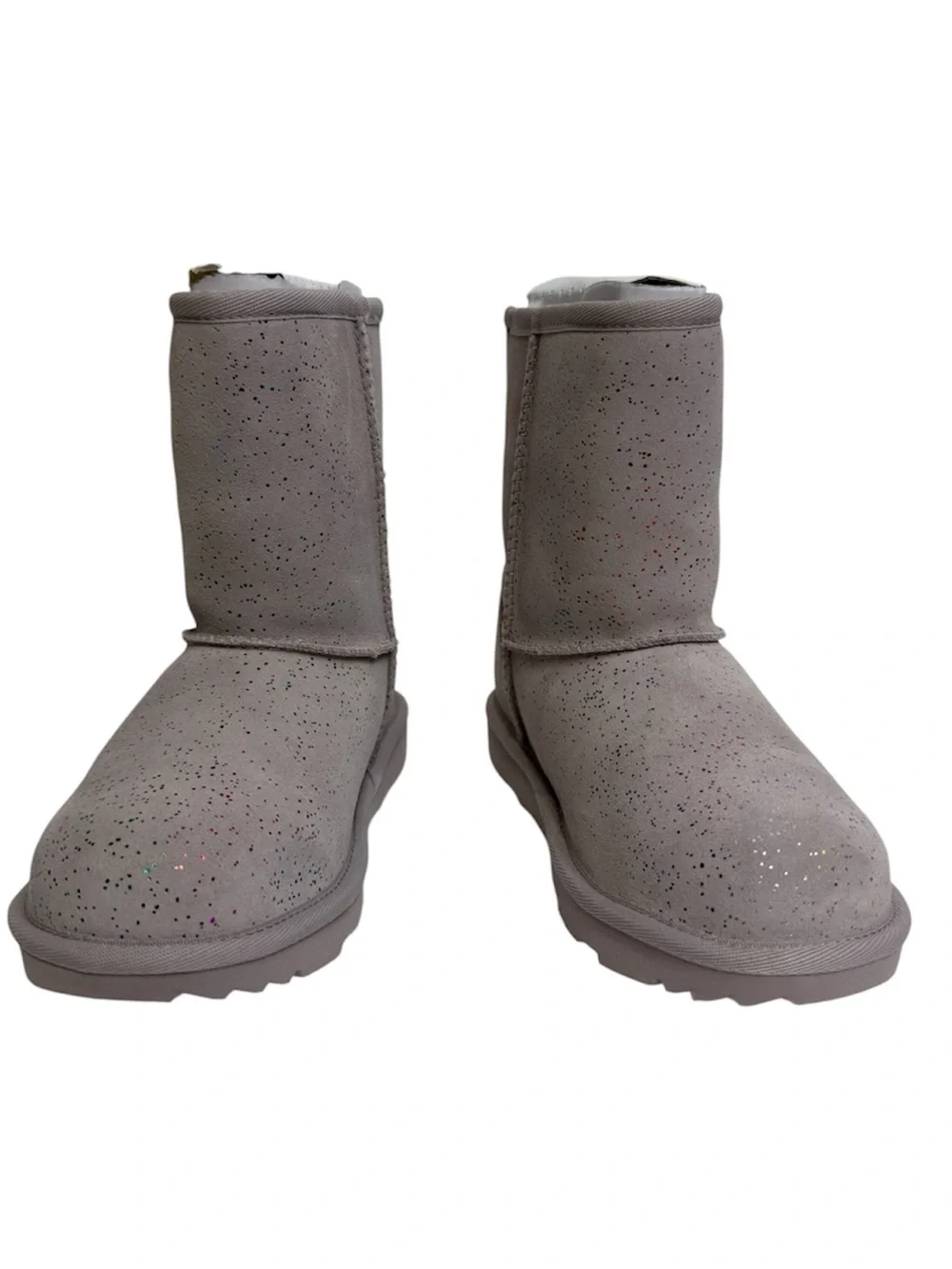 UGG Kids Classic II Shimmer Sky Booties, SIZE 1 YOUTH